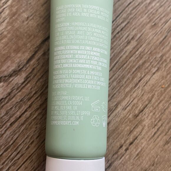 Summer Fridays Super Amino Gel Cleanser New Without Box 1.7 oz - Picture 4 of 6